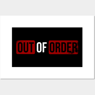 Out of Order Posters and Art